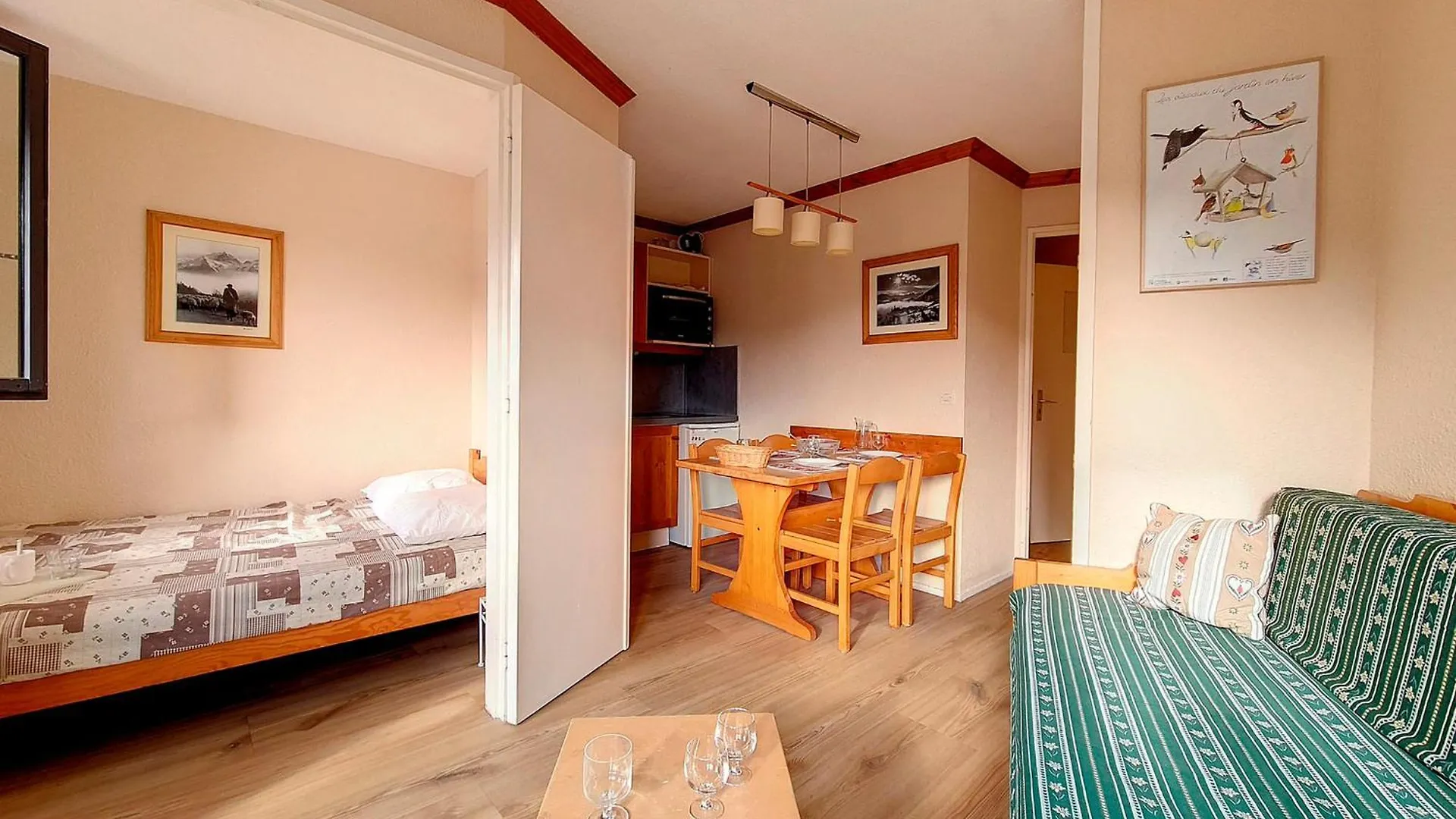 شقة Appartement Cosy 2 Pieces - Proche Pistes Et Commerces - Balcon Sud/Est - Parking Gratuit - Fr-1-344-973 سان-مارتن-دي-بيفيل